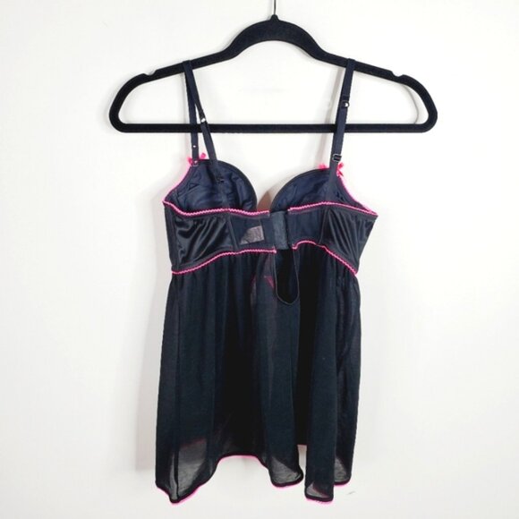 Vintage Y2K 2000s La Senza Babydoll Lolita Sabrina Carpenter Slip Padded Cami S - Picture 2 of 9